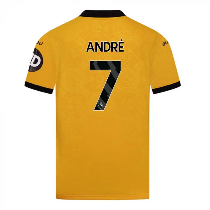 Wolves Fanshop | 2025-26 Wolves Home Shirt – Junior ANDRÉ 7 Wolves Merchandise Collection